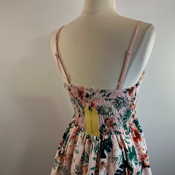 Floral Pink Mini Dress - Picture 4 of 6